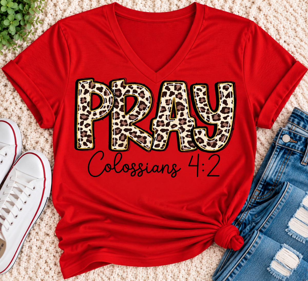 Pray Colossians 4:2 Graphic Apparel