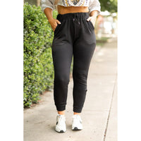 The Braelyn - Black Fleece Jogger*