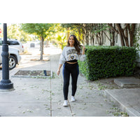 Billie- Blue Panel Full Length Leggings