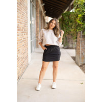 The Janet Fleece Jogger Skirt