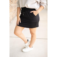 The Janet Fleece Jogger Skirt