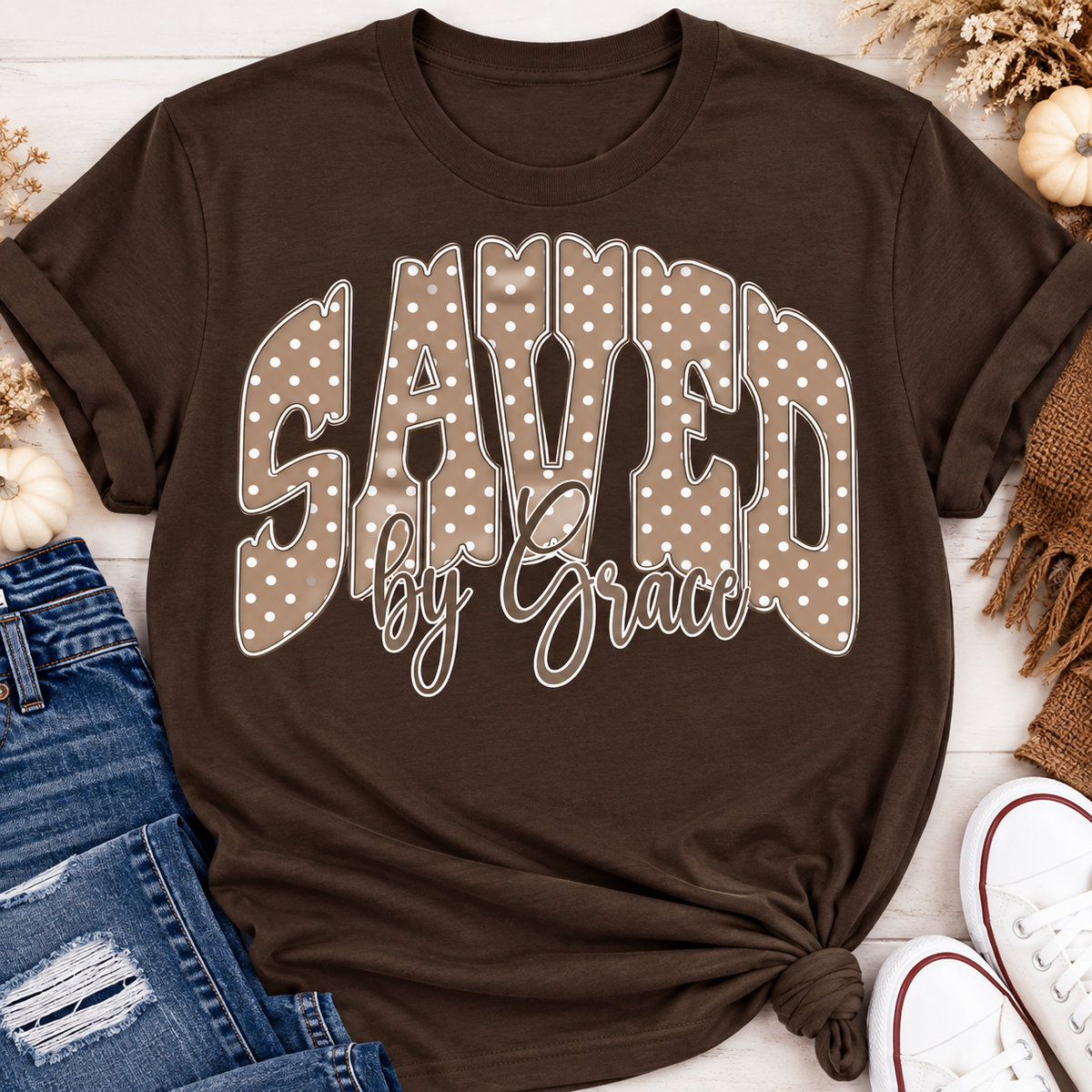 Saved by Grace Graphic Apparel