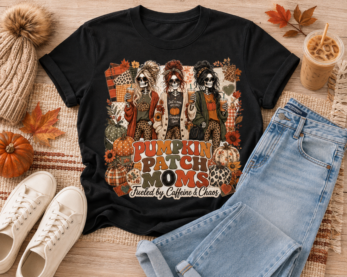 Pumpkin Patch Moms CREWNECK Graphic Tee