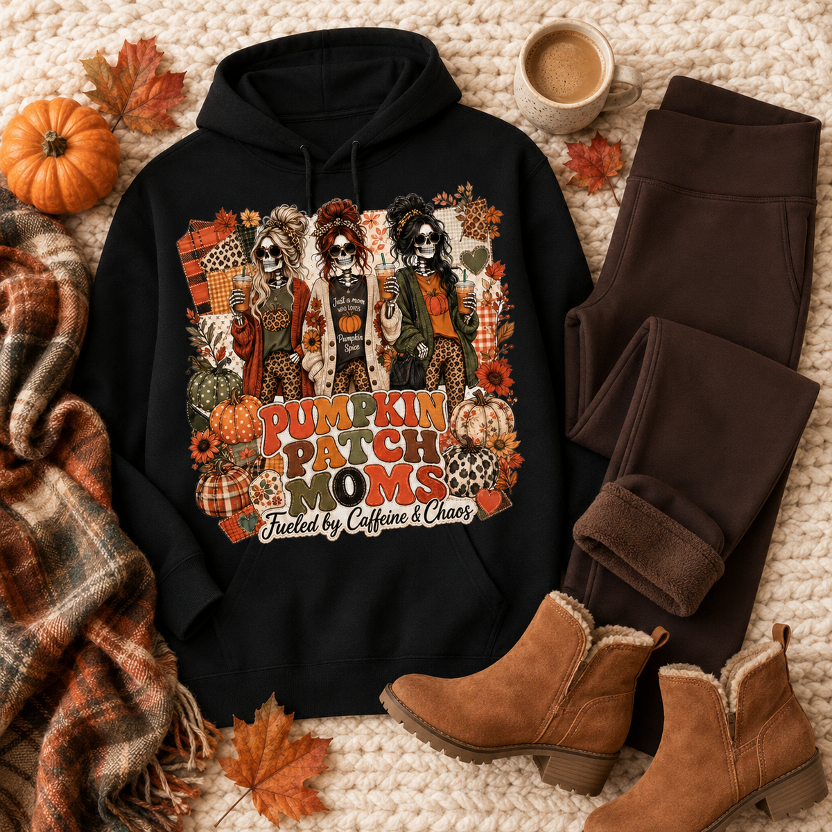 Pumpkin Patch Moms Graphic HOODIE
