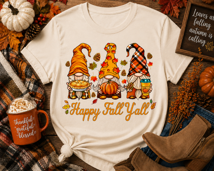 Happy Fall Y'all Graphic Tee