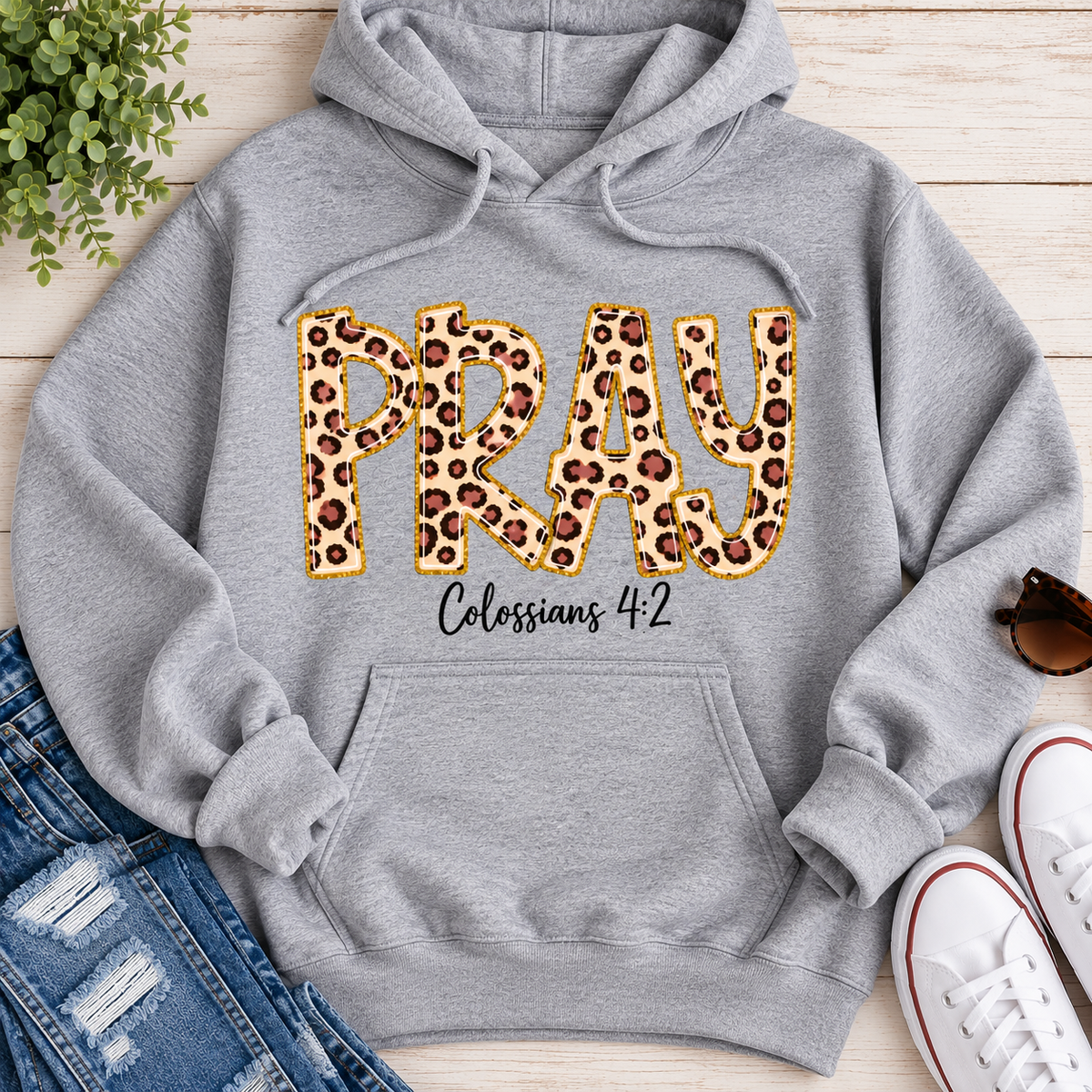 Pray Colossians 4:2 Graphic Apparel