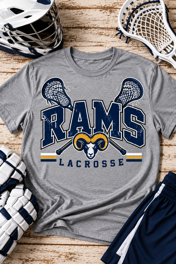 Brookside Rams Lacrosse Custom T-Shirts