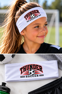 Thunder Soccer Wide Headband ⚽