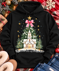 Oh Come Let us Adore Him Graphic Apparel
