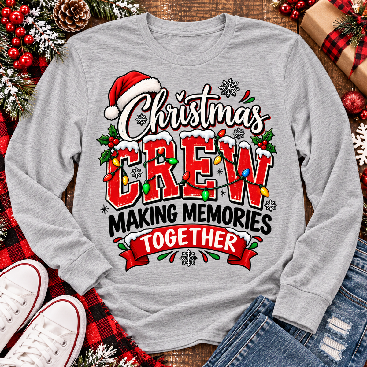 Christmas Crew Graphic Apparel
