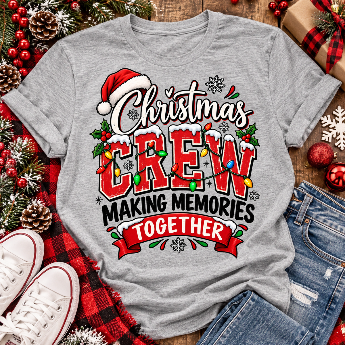 Christmas Crew Graphic Apparel