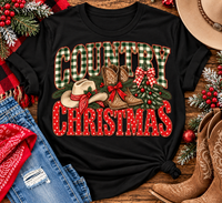 Country Christmas Graphic Apparel