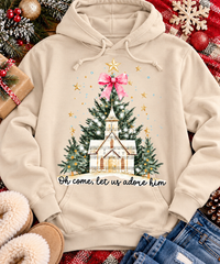 Oh Come Let us Adore Him Graphic Apparel