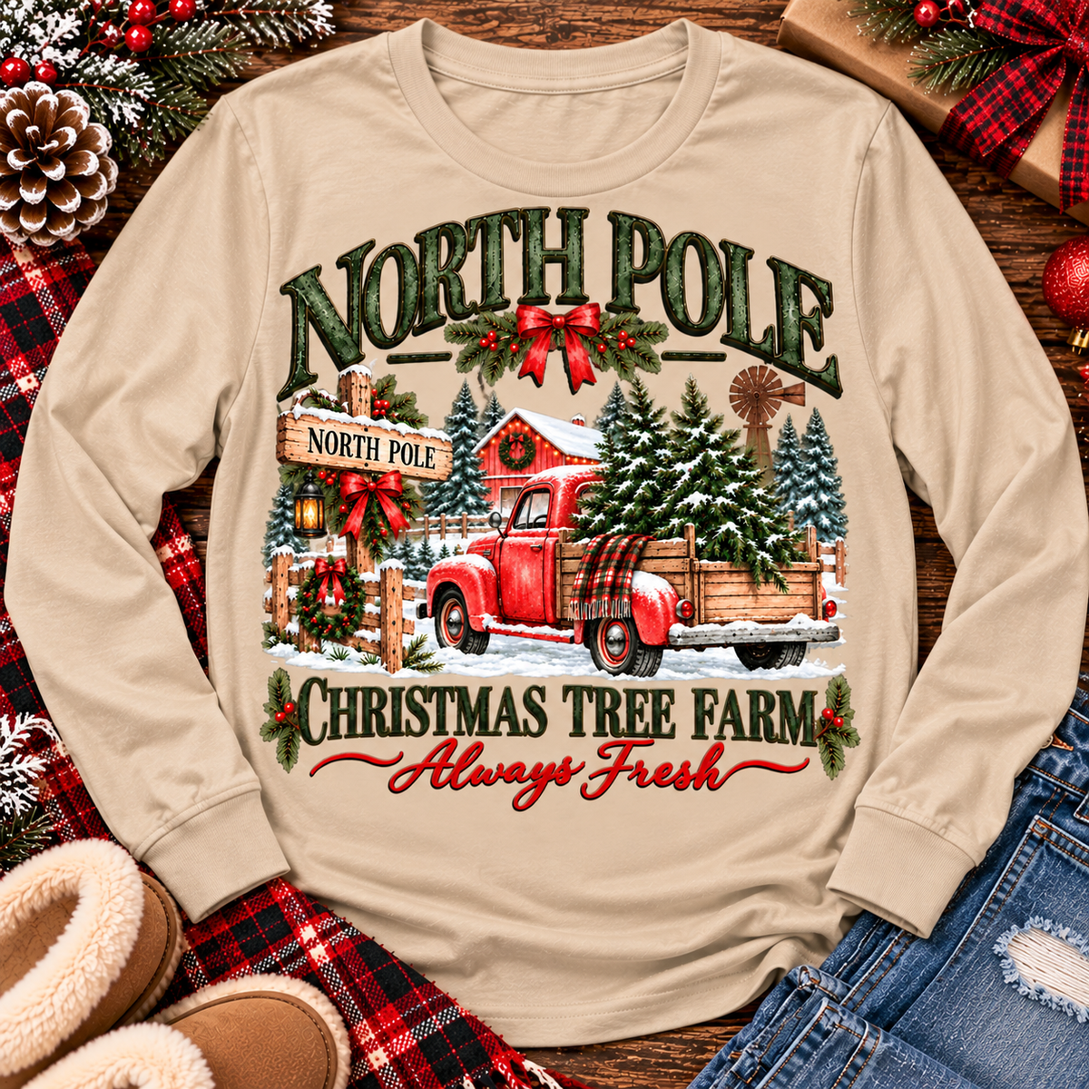 North Pole Graphic Apparel