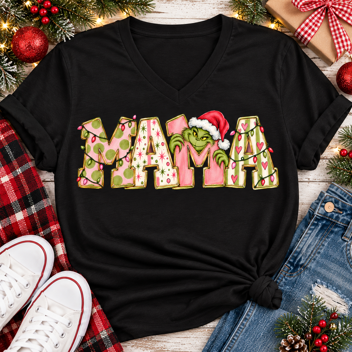 Mama Grinch Graphic Apparel