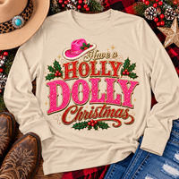 Holly Dolly Christmas Graphic Apparel