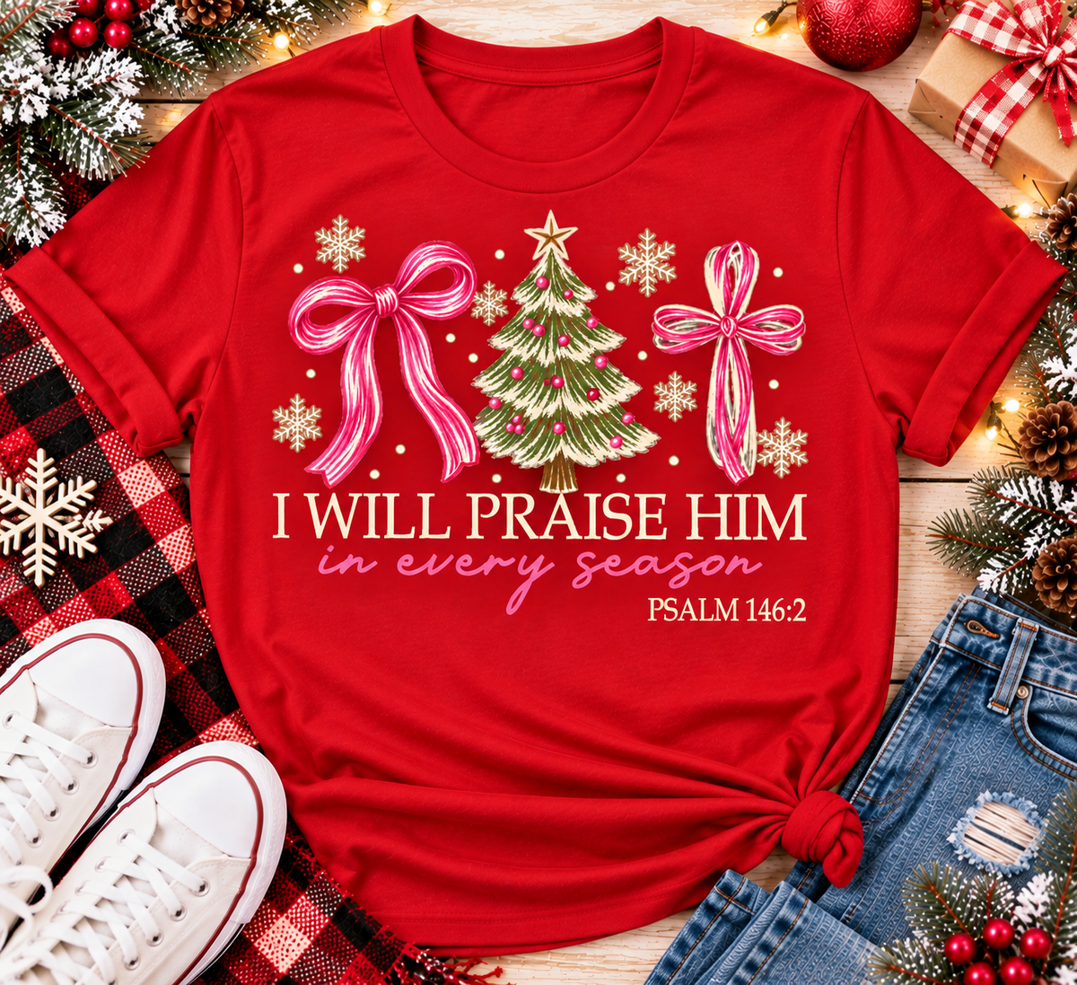 I Will Praise Him Graphic Apparel