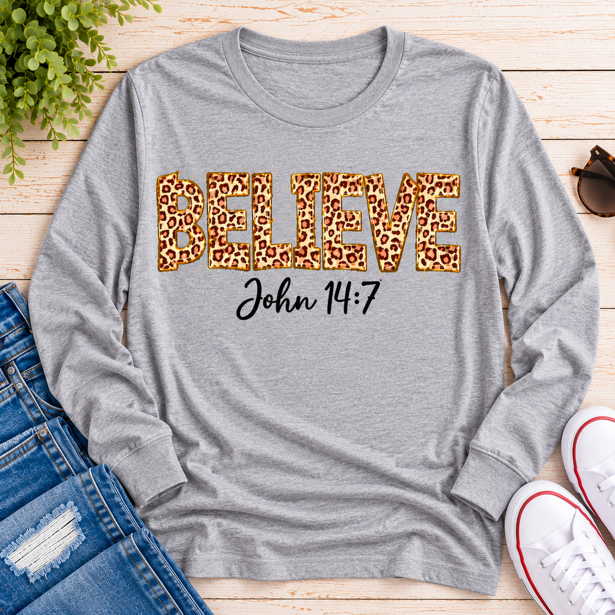 Believe John 14:7 Graphic Apparel