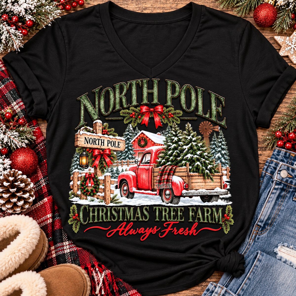 North Pole Graphic Apparel