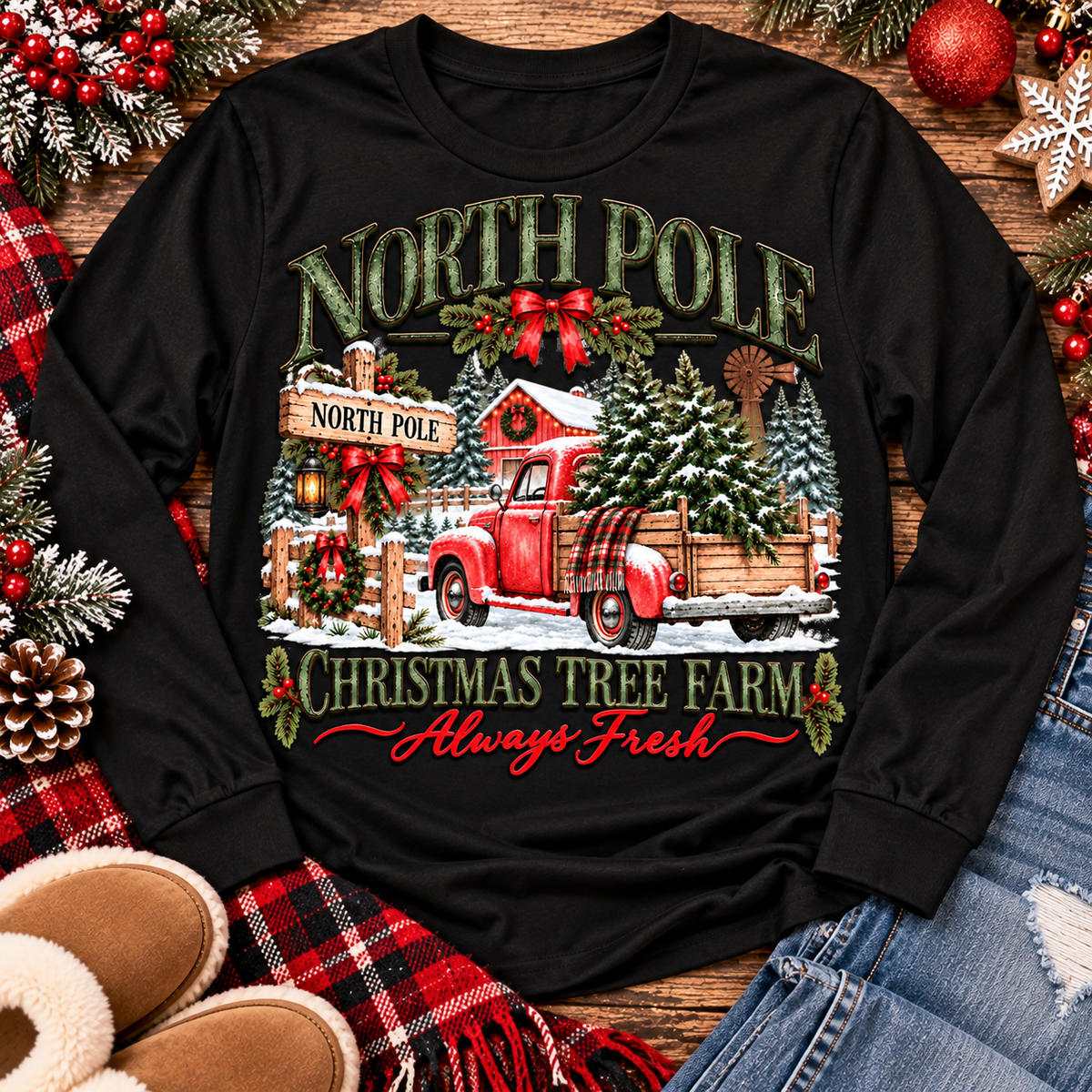 North Pole Graphic Apparel