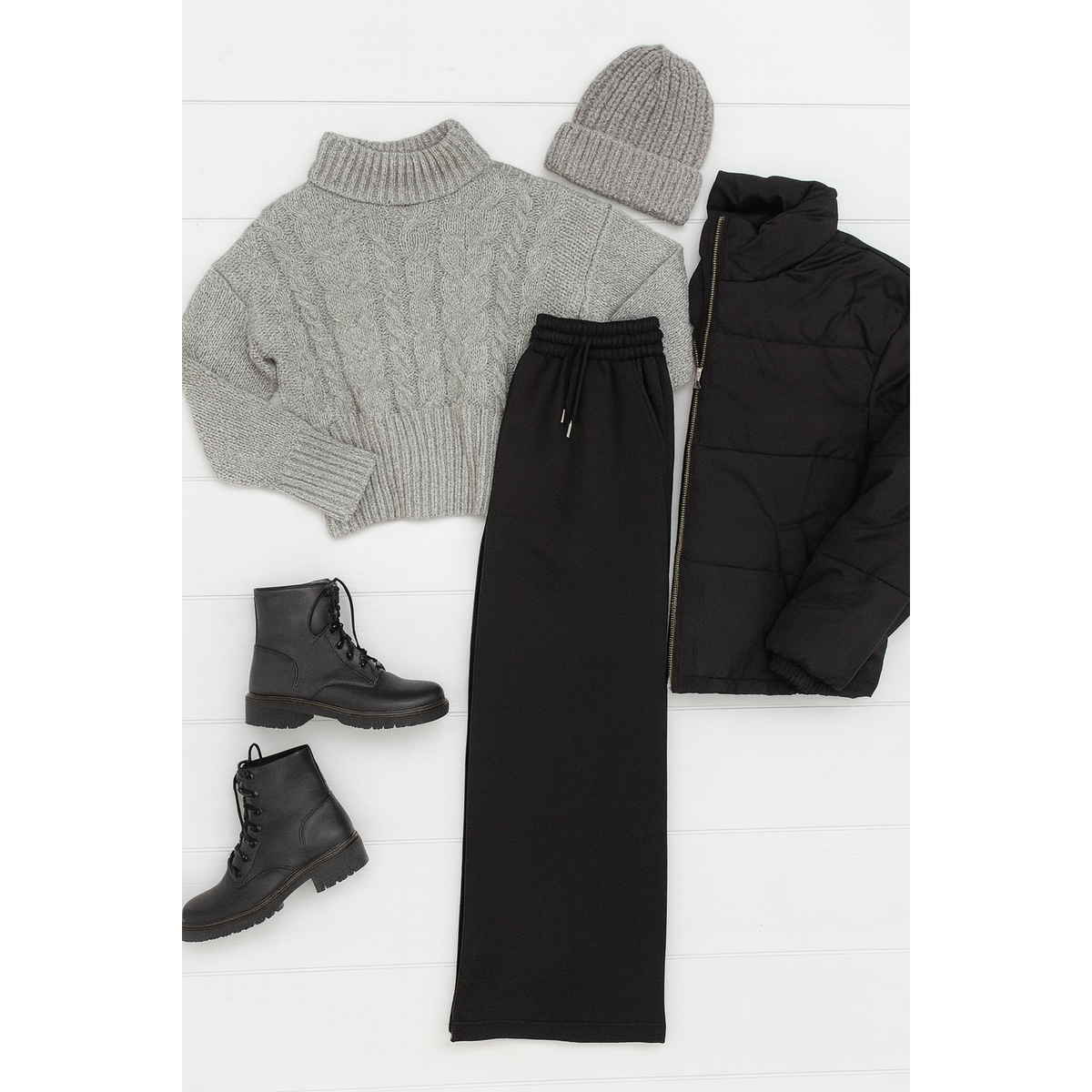 The Jenna - Comfy Wide Leg Fleece pants*
