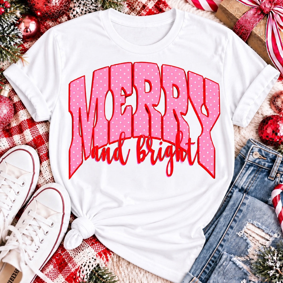 Merry and Bright Graphic Apparel