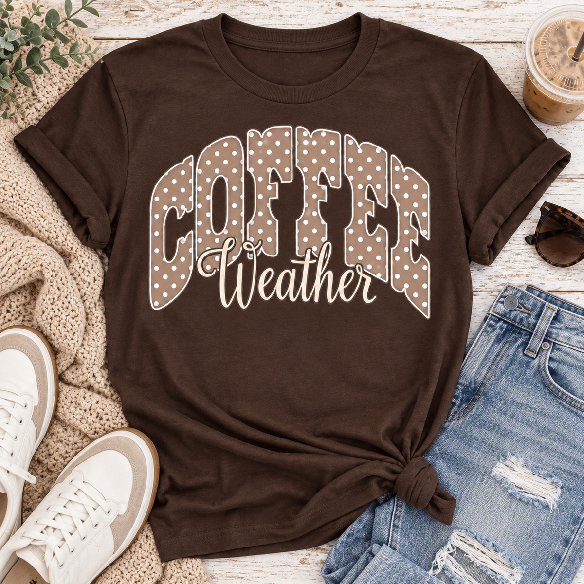 Coffee Weather Graphic Apparel