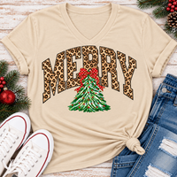 Merry Leopard Graphic Apparel