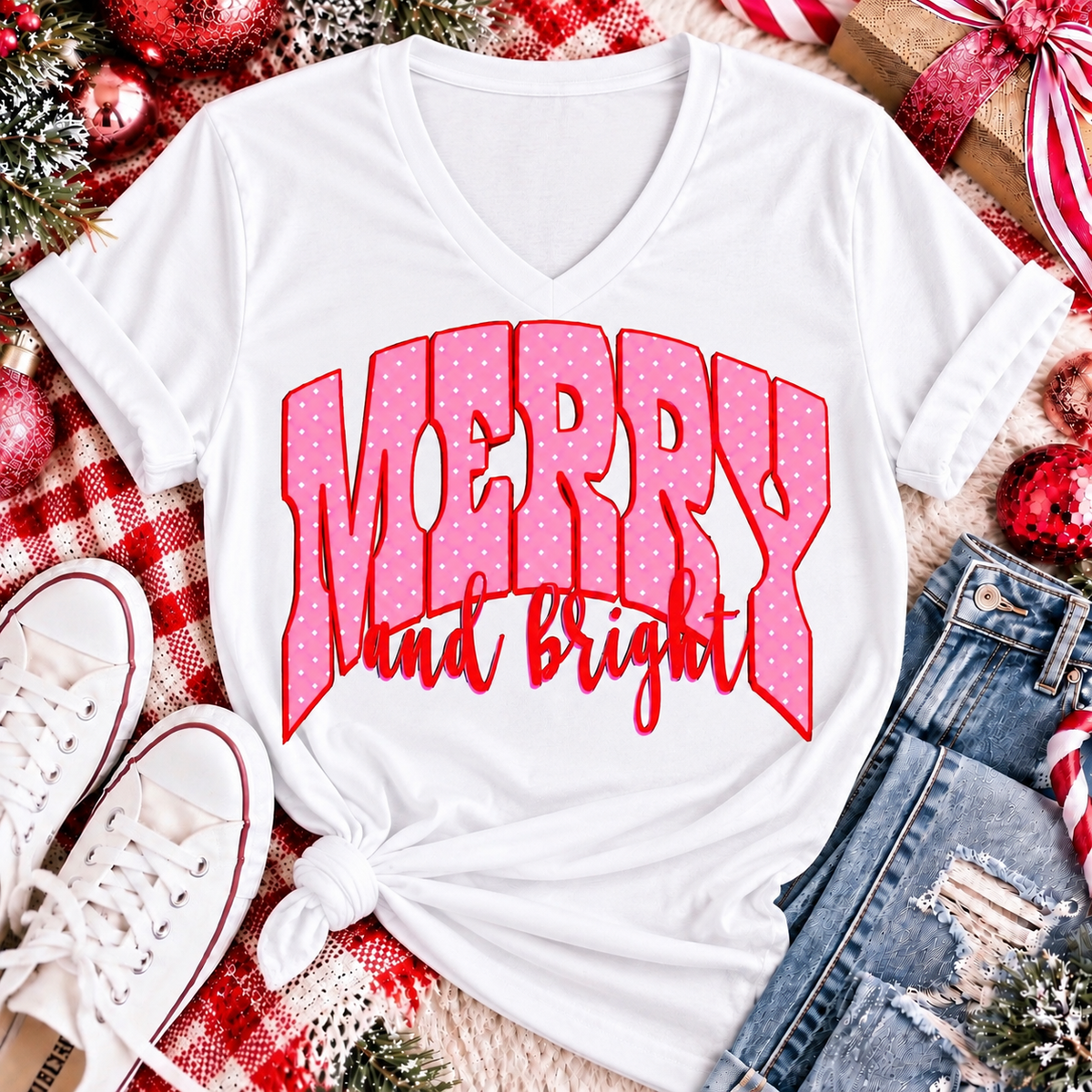 Merry and Bright Graphic Apparel