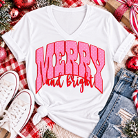 Merry and Bright Graphic Apparel