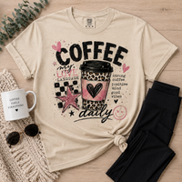 Coffee Daily Graphic Apparel