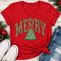 Merry Leopard Graphic Apparel