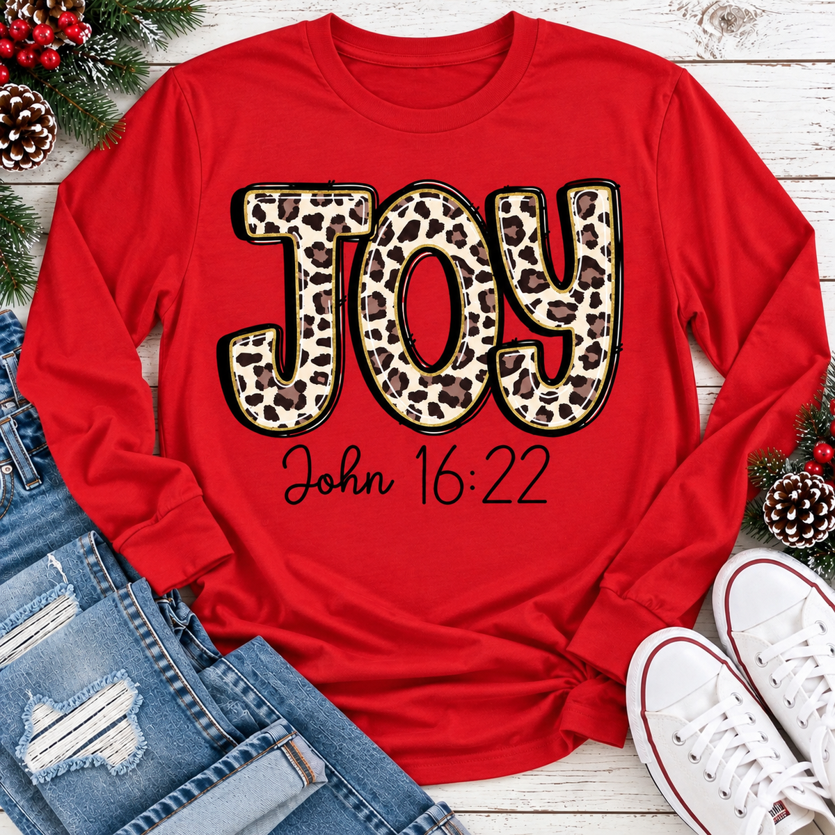 Joy John 16:22 Graphic Apparel