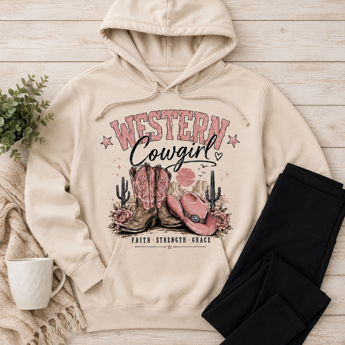 Western Cowgirl Graphic Apparel