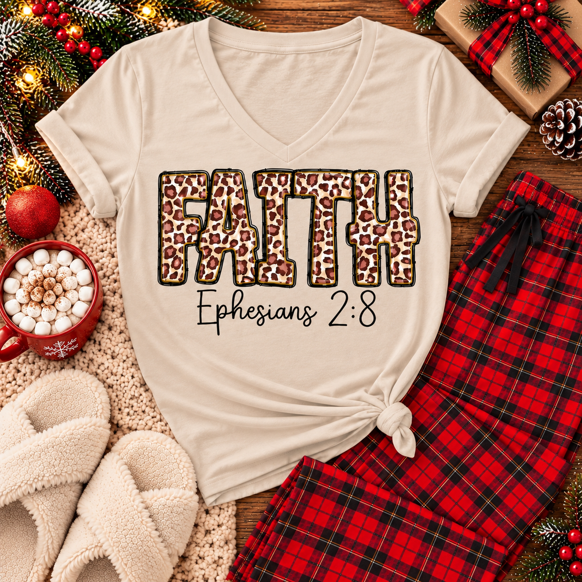 Faith Ephesians 2:8 Graphic Apparel