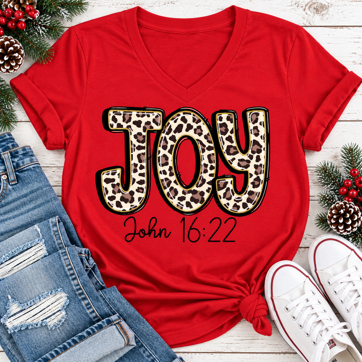 Joy John 16:22 Graphic Apparel