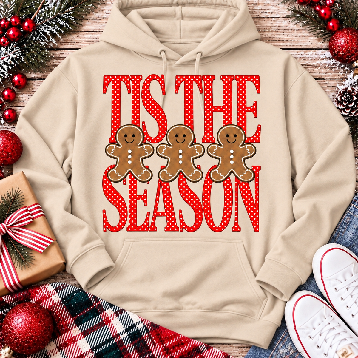 Tis The Season Red Graphic Apparel