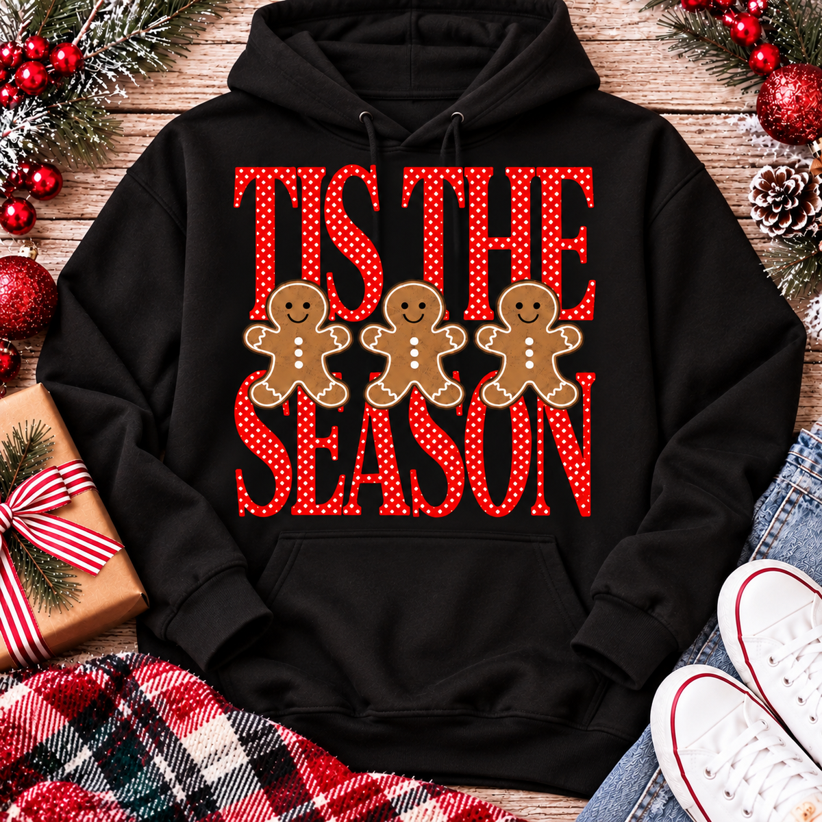 Tis The Season Red Graphic Apparel
