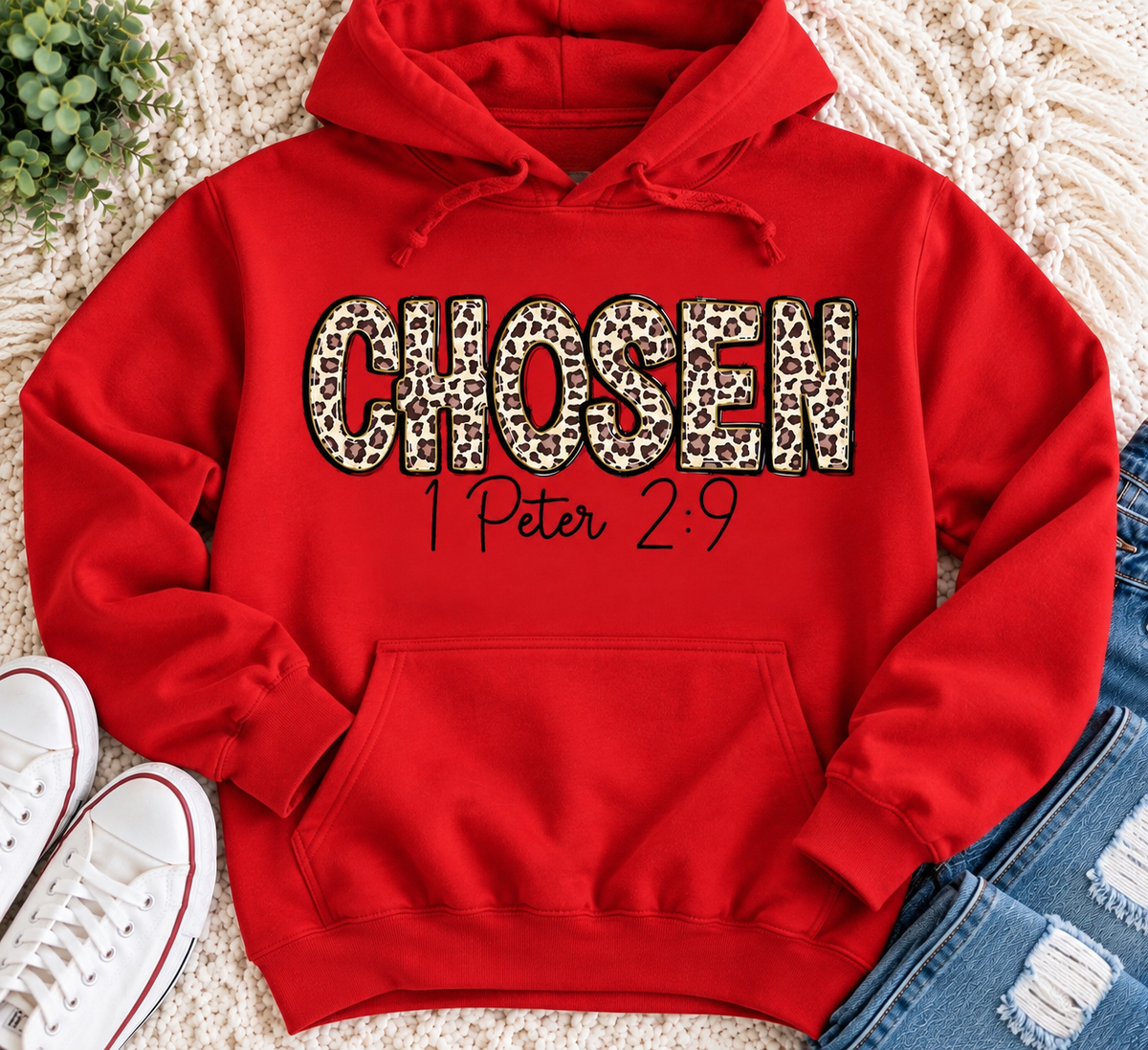 Chosen 1 Peter 2:9 Graphic Apparel
