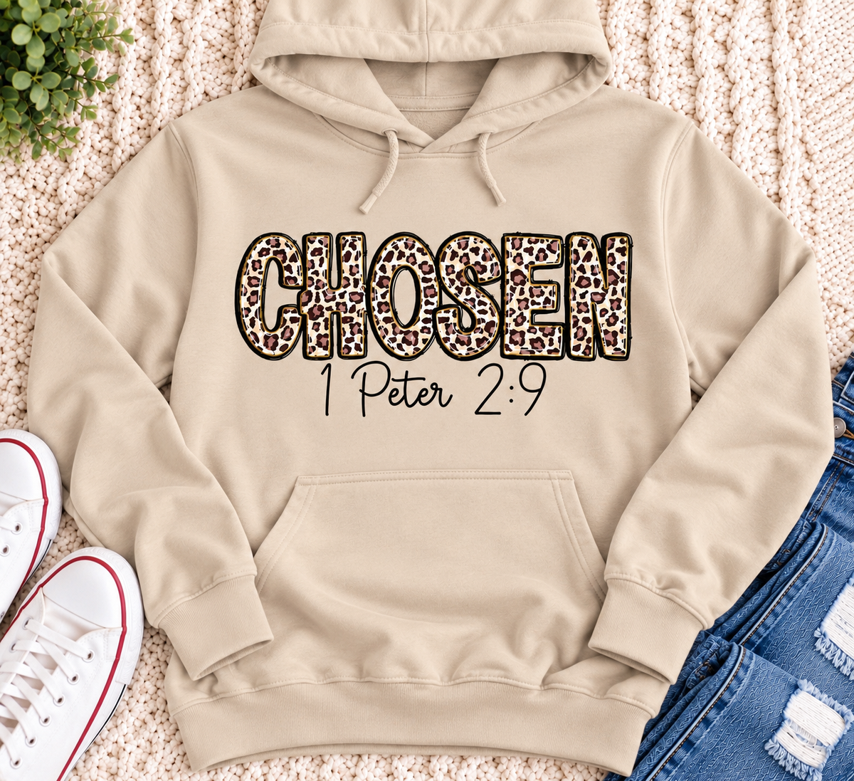 Chosen 1 Peter 2:9 Graphic Apparel